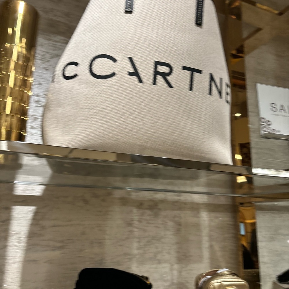 Stella Mccarthy Tote Bag with Black Lettering